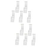 VICASKY 10 Stck. Teiliges Transparentes Acryl Gürtel Display Regal Glatte Oberfläche Kratzfrei für Einkaufszentren Gürtelgeschäfte und Supermärkte Strukturierte Gürtelaufbewahrung und