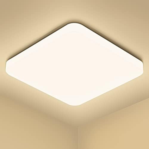 Bathroom Lights Ceiling 24W 2000lm,LED Flush Ceiling Light Waterproof ...