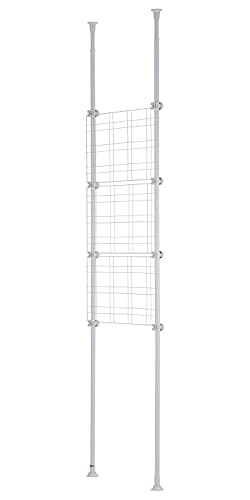 武田コーポレーション 【仕切り・パーテーション・突っ張り】 ホワイト 60×7×295cm 突っ張り2WAYパーテーション T1-TP165WH