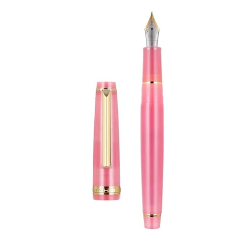 Stylo-plume résine et métal Gold Clip pour l'écriture scolaire et notes