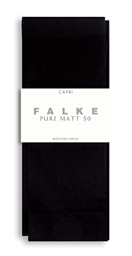 Image of FALKE Womens Pure Matt 50 Den Plain Semi-opaque 1 Pair