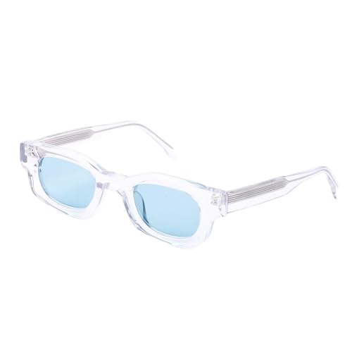 Lunettes de soleil carrées petite monture hommes femmes pour photographie de rue