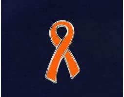 Amazon.com: Large Flat Orange Ribbon Pin - Orange Ribbon (RETAIL ...