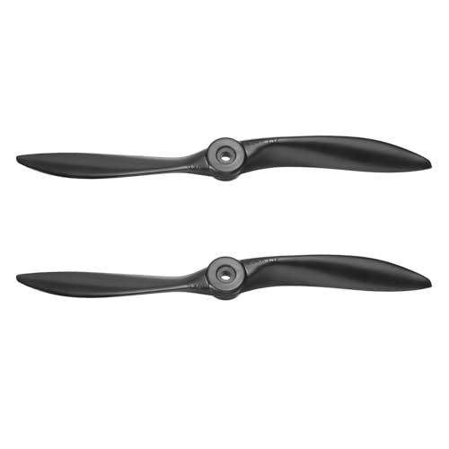 Hélices RC de 10 x 6 pulgadas repuestos de paletas negras para drones ligeros y aviones