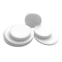 2MM Thickness White PTFE Round Flat Plastic Discs F4 Round Discs 30,60mm x 2mm