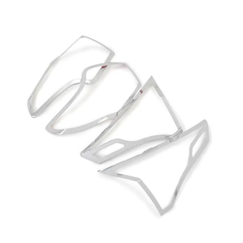 Luz trasera cromada para coche Toyota RAV4 protector de faros 2