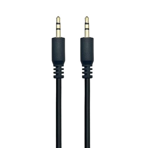 Cable de audio 2.5mm macho a macho 3.3ft 2 unidades miniatura 3