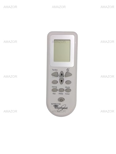 Image of Ac Remote Control Compatible For Whirlpool Ac Remote For Split & Window Ac (Model 1), White