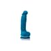 Colours Dual Density 5 inches Realistic Dildo Balls & Suction Cup (Blue)