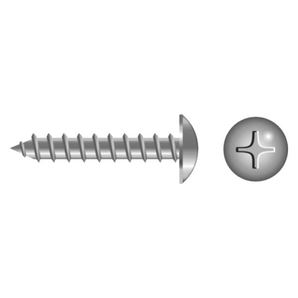 Tornillo SEACHOICE #10X1 1/2 PHL Truss SS 100 piezas miniatura 1