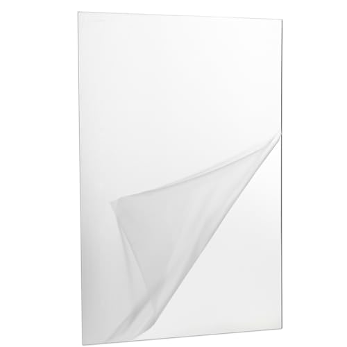 Miroir mural acrylique décollable, incassable, taille découpée, réparation carrelage bureau, table, plafond, chambre, bordure papier, décoration...