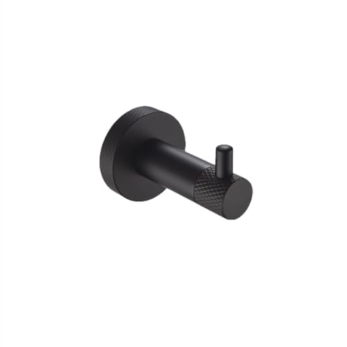Porte-serviettes or brossé moleté haut de gamme pour douche design