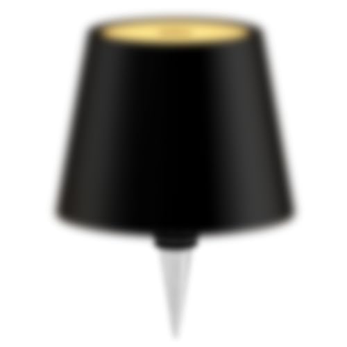 GQBVPN Lampada da Tappo per Bottiglia, IP45 Impermeabili Lampada a Bottiglia LED, 5200mAh Batteria Lampada da Tavolo Portatile Ricaricabile per Ristoranti e Bar Interni ed Esterni(Nero)