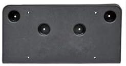 I-Match Auto Parts | Front License Plate Frame Bracket Tag Holder | PP Plastic, Black | Replacement for 2016 2017 Chevrolet Equinox | 23476043 GM1068197
