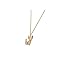 Flexagon Hipster Fox Pendant (Gold)