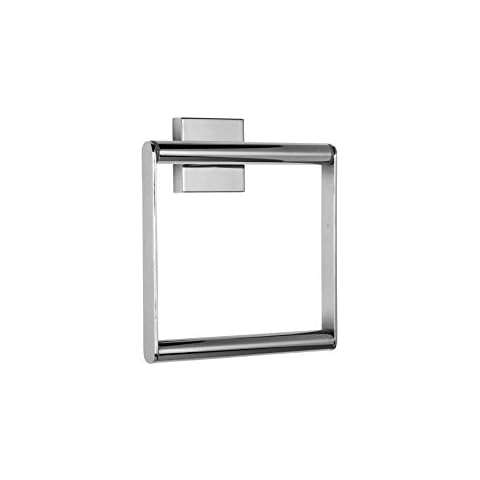 Croydex Flexi-Fix Chester Silver Towel Ring Cover