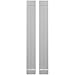 Ekena Millwork ARW103BB207X84PRH Americraft Two Exterior Real Wood Joined Board-n Shutters w/End Batten (Per Pair), 7"W x 84"H, Primed
