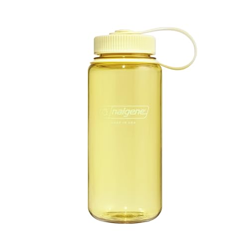 Image of Nalgene 16 oz Wide Mouth Water Bottle | Slim Cup Holder Size, BPA-Free, Durable & Leak Proof, Lightweight Travel Bottle, Butter
