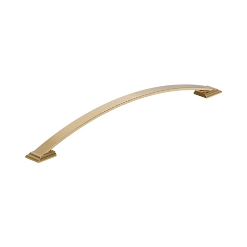 Image of Amerock Candler 12-5 /8 inch (320mm) Center-to-Center Champagne Bronze Cabinet Pull, BP29353CZ