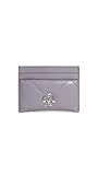 Tory Burch Women's Kira Diamond Quilt Card Case, Lavender, One Size
