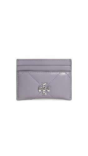 Tory Burch Women's Kira Diamond Quilt Card Case, Lavender, One Size