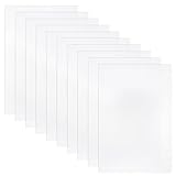 BENECREAT 25 x Quilter Kunststoffschablone 30x20cm Große Durchscheinende Mattierte Nähschablone PP Kunststoffplatten Zum Entwerfen Schneiden Und Erstellen Komplizierter Schnittmuster 0.2mm Dick