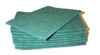 Americo Manufacturing 510114 90-96 Medium Duty Hand Cleaning Pad, 9 X 6, Green, 60/carton