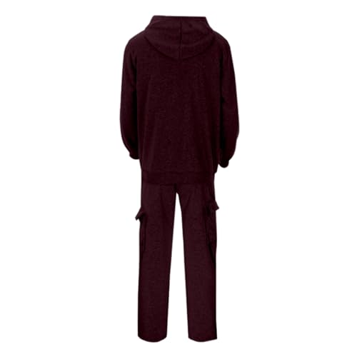 Sweat à capuche et jogging pour homme ensemble imprimé décontracté taille S