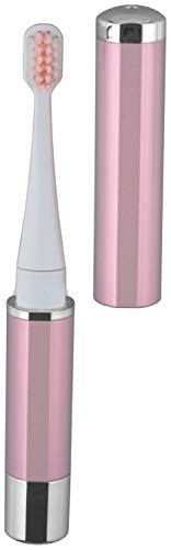 ロゼンスター 音波振動歯ブラシ マイナスイオン 日本製 コンパクトヘッド スリムネック 歯垢除去 ポケットサイズ ピンク TB-100P