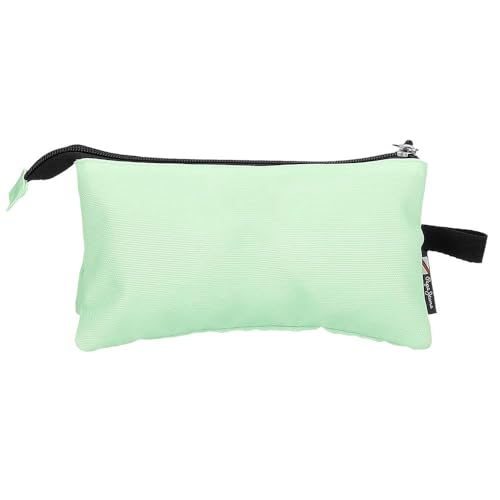 Pepe Jeans Aris Colorful Triple Pencil Case Green 22x12x5cm Polyester by Joumma Bags, Green, Triple Case, 22x12x5 cm - Image 3