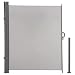 Produktbild Outsunny Seitenmarkise 300 x 160 cm Sicht- und Sonnenschutz Seitenrollo für Balkon Terrasse UV50+ Polyester Grau