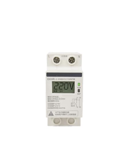 Protector de sobretensión para evitar averías eléctricas en el hogar con reinicio automático 63A