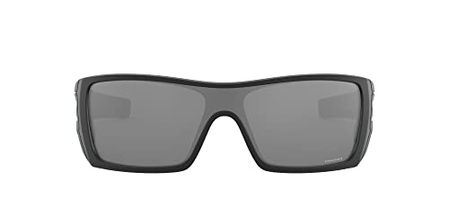 Oakley Mens OO9101 Batwolf Rectangular Sunglasses Matte Black/Prizm Black 27 mm