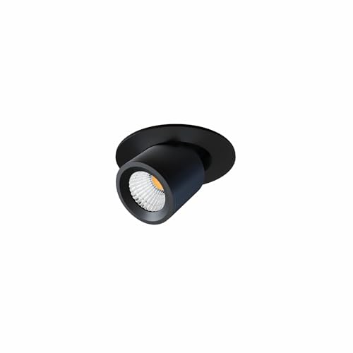 Spot LED Nano Oxo Round 4W Beneito Faure encastrable noir cct switch 40º