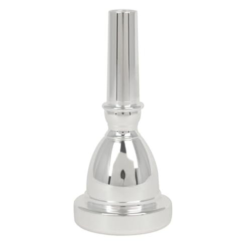 Embouchure de tuba sans bavure en laiton argenté 14mm pour corriger la justesse