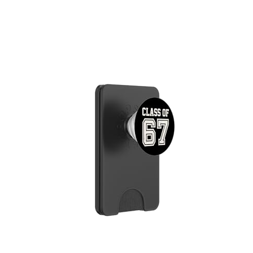 Funny Six Seven Class of 67 Graduation Meme Gen Alpha Slang PopSockets PopWallet pour MagSafe