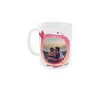C&P Taza Personalizada con Foto y Texto. Regalos personalizados con foto, TAZA BLANCO BRILLO