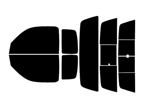 Rvinyl Window Tint Kit Compatible with Toyota Tacoma 1995-2004 (2 Door) - Complete Precut Kit - 5%