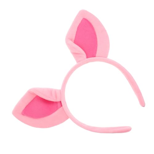 VALICLUD Diadema de Peluche con Orejas de Cerdo Rosa y Ligera para Cosplay y Fiestas Infantiles Accesorios Cómodos para Mujeres para Disfraces y Decoraciones Temáticas