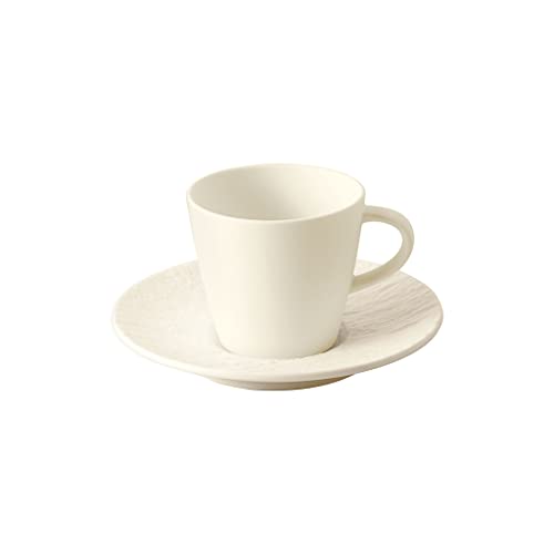 Villeroy & Boch Manufacture Rock Blanc White Premium Porcelain Espresso And Mocha Cup Dishwasher Safe #TOP1