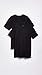Calvin Klein Men's Undershirts Cotton Stretch 2 Pack Crew Neck Tshirts, Black, Small