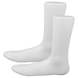 Support de chaussures - le moule d'affichage de bas court est construit en plastique, portable et léger à transporter et à utiliser, mannequin de pied de chaussette