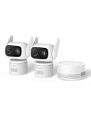 eufy Security Cam C31 Kit 2+1, 360° PTZ, Telecamera Wi-Fi Interno Esterno