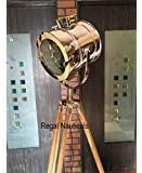 THOR INSTRUMENTS Retro Marine Floor Lamp, Nautical Spot Studio Tripod Floor Lamps Search Light Rustic Vintage Home Decor Gifts