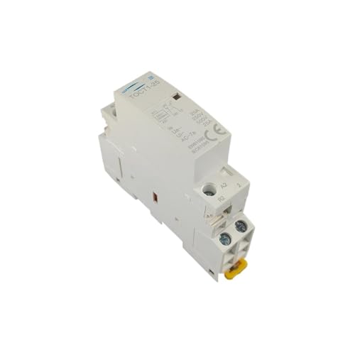 Contacteur rail DIN 2P 25A TOCT1 inverseur 1NO 1NC pour circuit 24V ca