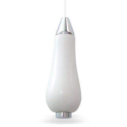 Chrome and Ceramic Light Pull by Lloyd Pascal