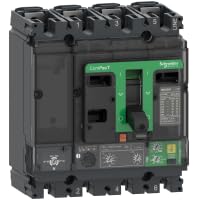 ComPacT NSX160B - disjoncteur Vigi - MicroLogic 4.2 AB 160A - 4P4D - 25kA - fixe - C16B44B160