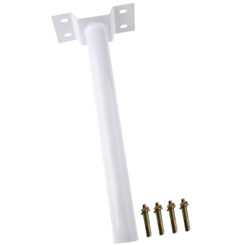 Soporte para farola solar metálico de alta resistencia y fijación estable para pared o poste