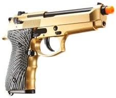 WE-Tech New System M92 Eagle Full Auto Airsoft Gas Blowback Pistol (Gold)