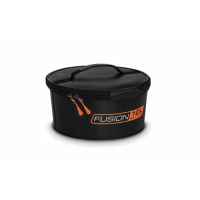 Guru Fusion 10L Bait Pro EVA Storage System, Zipped, Weather Resistant Lid, Mixed Groundbait, Soaked Pellets Storage, Carry handle, Code GLG052